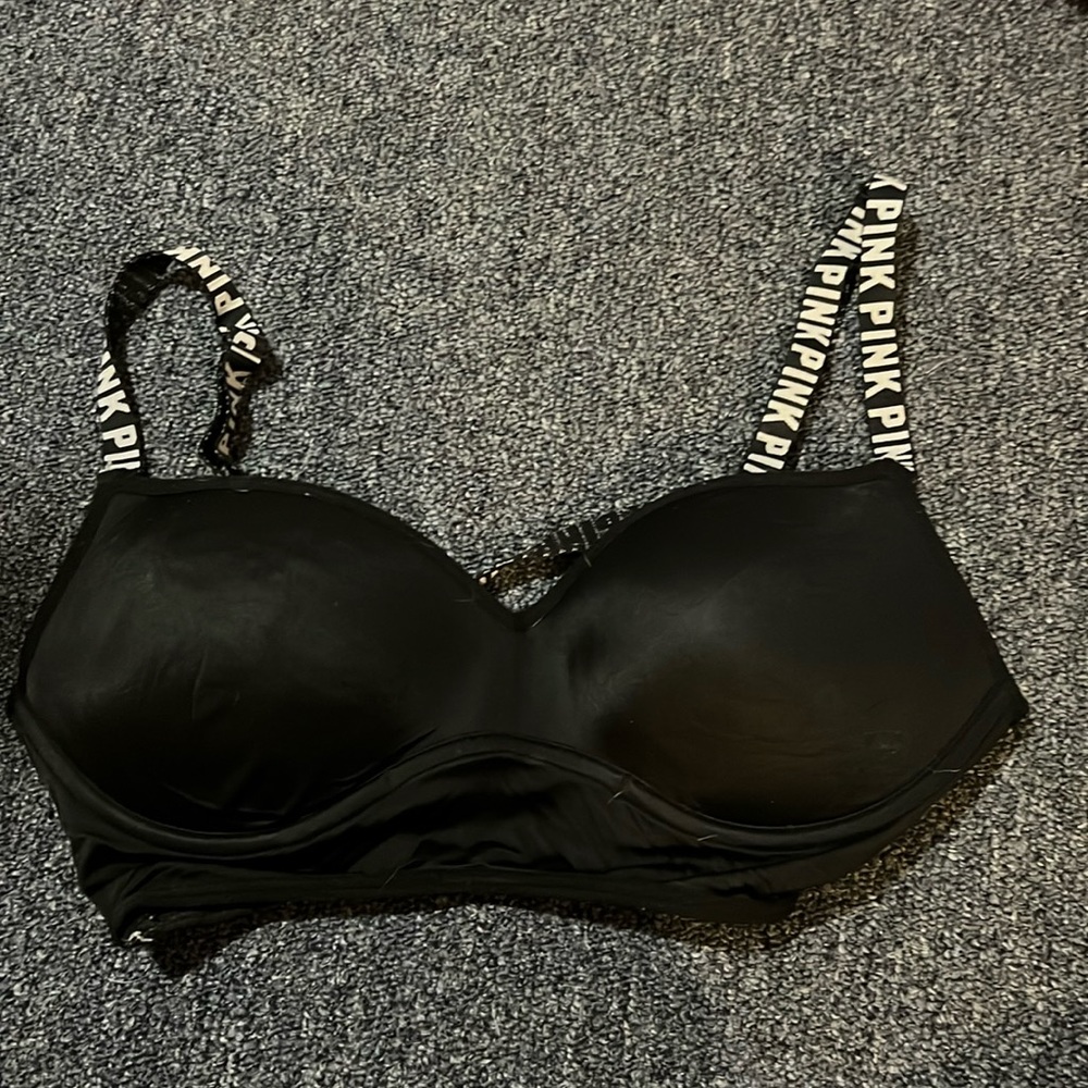small pink sports bra